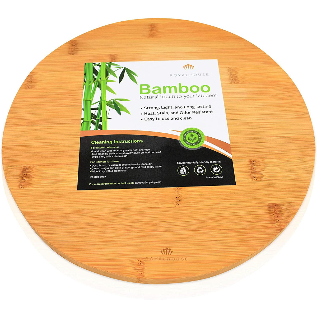 Round Bamboo Cutting Board