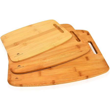 Premium Bamboo Cutting Board Set of 3