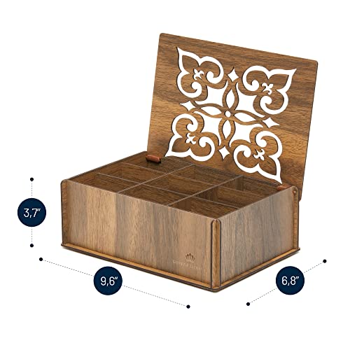 Royal House and Garden Tea Storage Box Organizer - Thumbnail 5