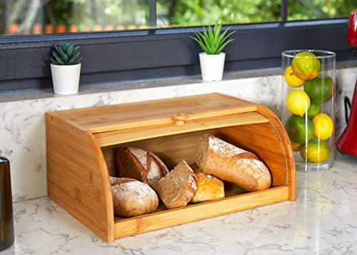 Premium Bamboo Bread Box - Thumbnail 2