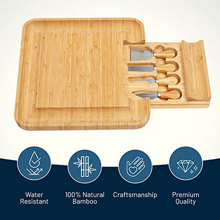 Round Bamboo Cutting Board for Kitchen by Royal House