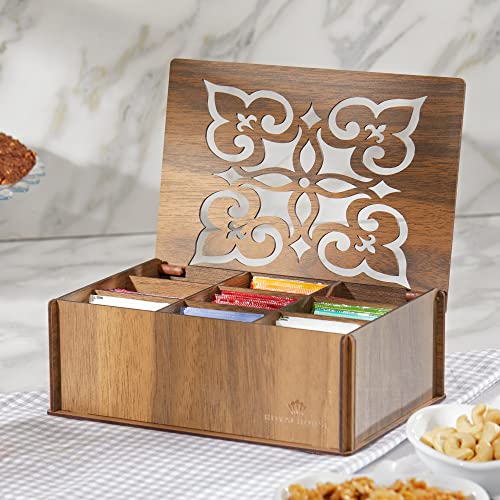 Royal House and Garden Tea Storage Box Organizer - Thumbnail 3