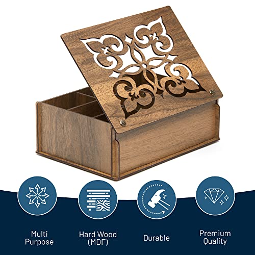 Royal House and Garden Tea Storage Box Organizer - Thumbnail 4